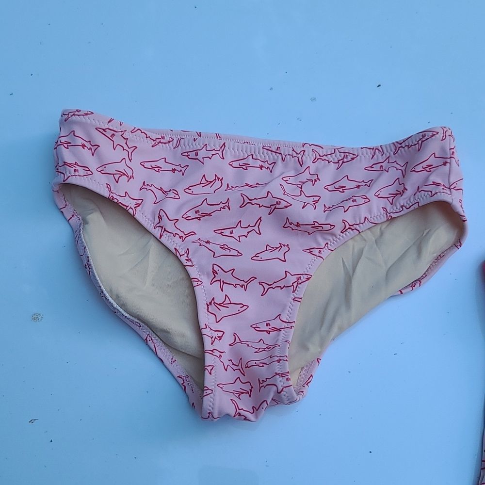 Amazon Essentials Light Pink Shark Tankini 2pc - Picture 2 of 13